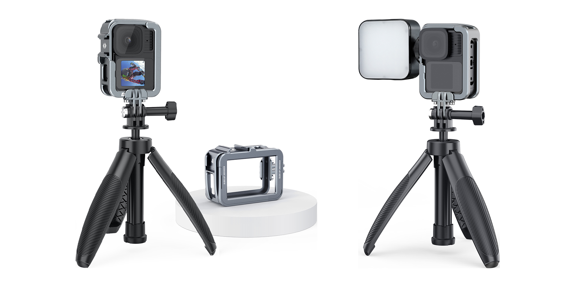 Klatka metalowa Telesin S6-FMS-14-TGP do kamer GoPro Hero 9 / 10 / 11 / 12 / 13